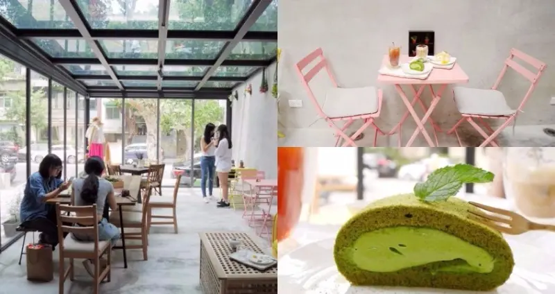 【台北】民生社區 羅得奧商行。Après la Mousson 富錦街上最接近韓國的粉嫩咖啡廳‧抹茶生乳捲♥♥♥