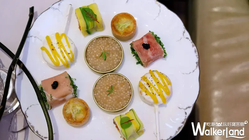 台北文華東方酒店 青隅「鑽白魚子聚光下午茶饗宴」 / WalkerLand窩客島提供