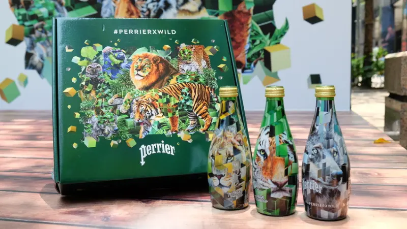 Perrier沛綠雅「Perrier Wild限量瓶」 / WalkerLand窩客島提供