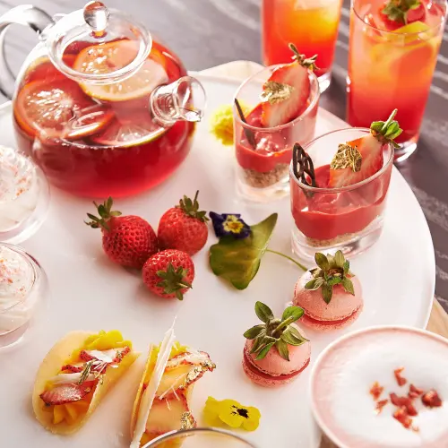 草莓季限定！ 寒舍艾麗酒店 x 唐寧茶獨創果飲下午茶