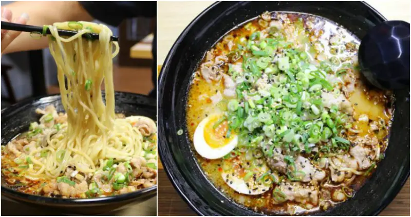 【台南.中西區】鬼匠拉麵。台南西門店：好口味超大份量「蒜香極究大盛拉麵」，平價吃好飽~新店報到，打卡送小菜