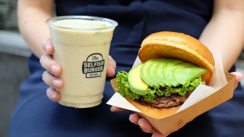 Selfish Burger喀漢堡/ WalkerLand窩客島提供