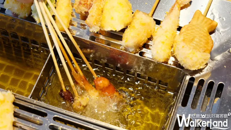 台中「串家物語」吃到飽炸串/ WalkerLand窩客島提供