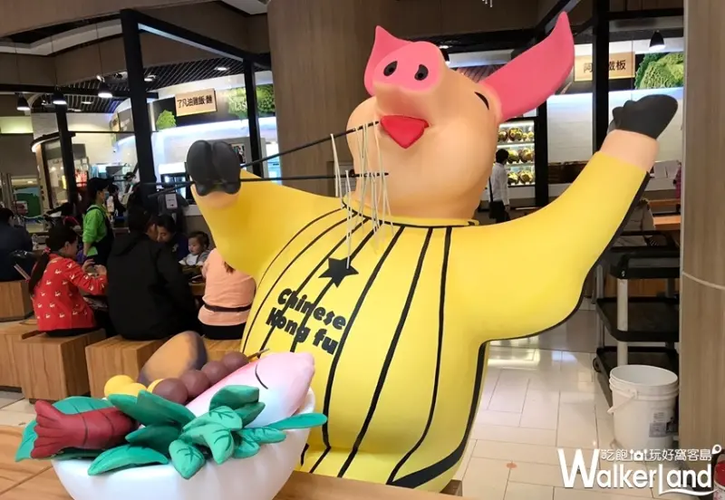 中壢大江購物中心「豬福春節藝術裝置」 / WalkerLand窩客島提供