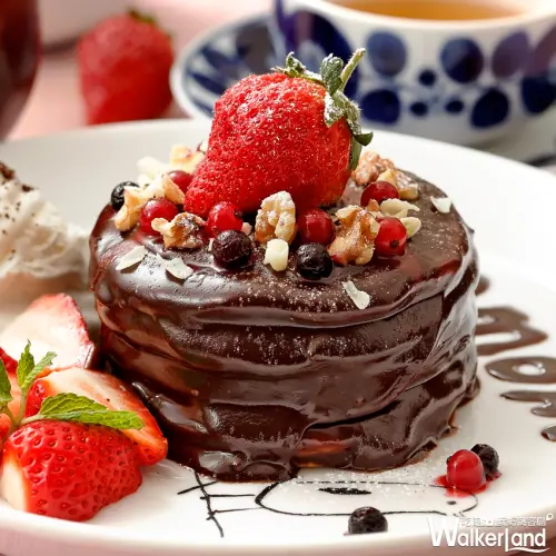 沒有巧克力就是不行！杏桃鬆餅屋「超濃熔岩巧克力鬆餅」限定上市，情人節擺脫單身就靠這餐。