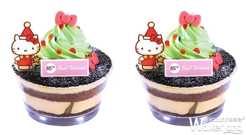 85˚C Hello Kitty 聖誕公仔蛋糕  / WalkerLand窩客島提供