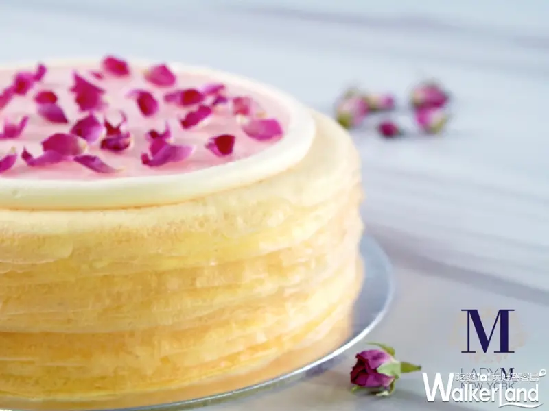 Lady M 玫瑰千層蛋糕 / WalkerLand窩客島提供