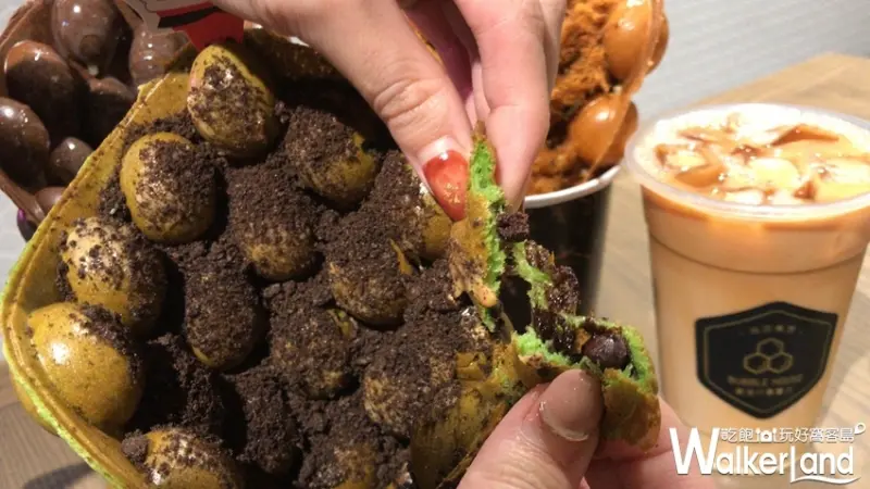 中壢大江美食「Bubble House波波食堂雞蛋仔專賣店」 / WalkerLand窩客島提供