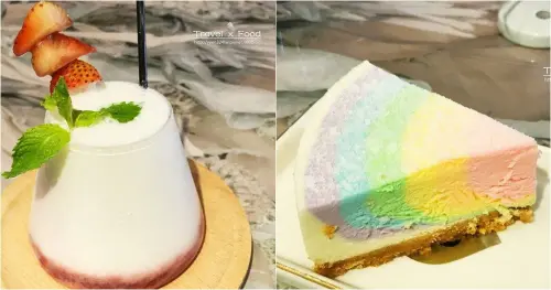 【食】桃園◆PIEPAI coffee & pie (桃園店)｜彩虹生乳酪美味又吸晴~女孩兒們的IG打卡點！