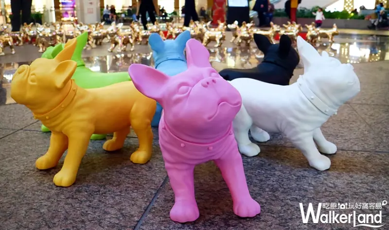 「狗來旺」環保藝術品 / WalkerLand窩客島整理提供