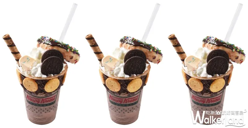 Krispy Kreme 萬聖節 甜甜圈 冰沙 IG 拍照 / WalkerLand窩客島提供 