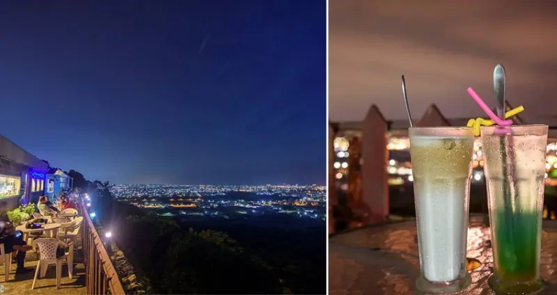 新竹新豐景點》天の堂景觀咖啡廳 新竹夜景 鄰近明新科大 崖坡上的浪漫景緻 - 滿分的旅遊札記