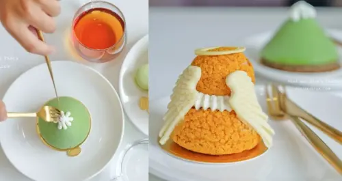 花火甜點工場 當天使遇上富士山，蹦出新花火，台中北區下午茶甜點店