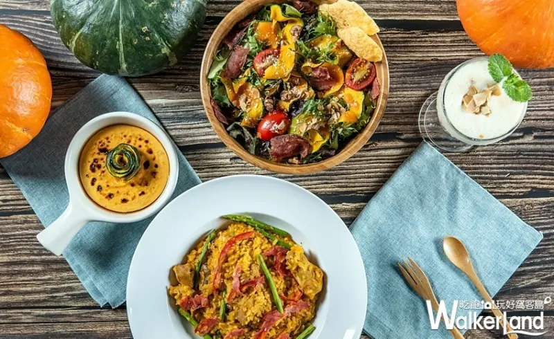 萬聖節限定美食！費尼餐廳推南瓜應景餐，再加碼穿著萬聖節裝扮享升級套餐優惠。