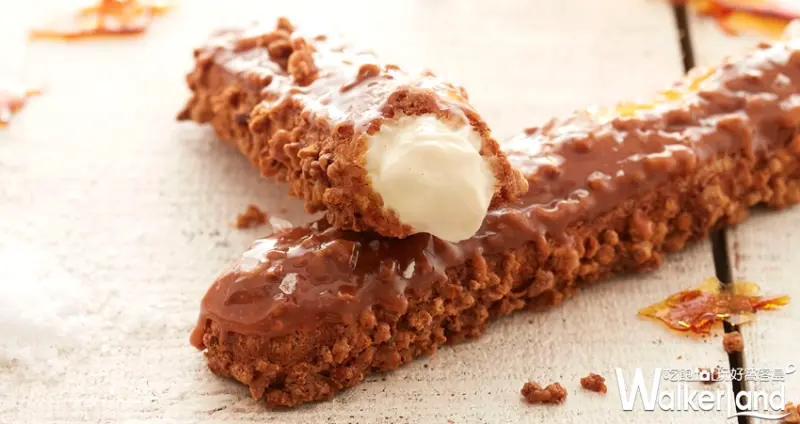 ZAKUZAKU閃閃焦糖海鹽棒棒泡芙/ WalkerLand窩客島提供