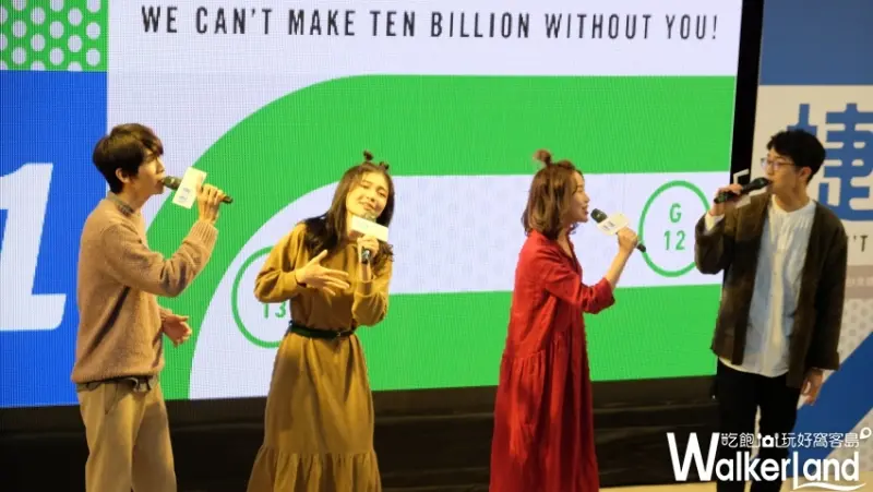 北捷100億人次活動/ WalkerLand窩客島提供