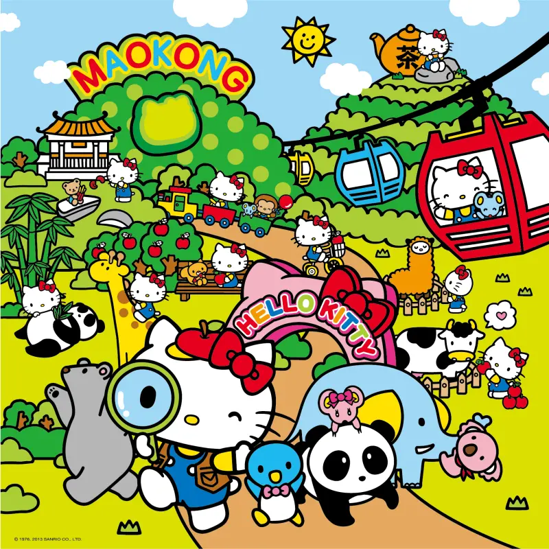 【Hello Kitty南北稱霸 熱潮不退】貓空纜車最佳代言&漢來Hello Kitty房新登場