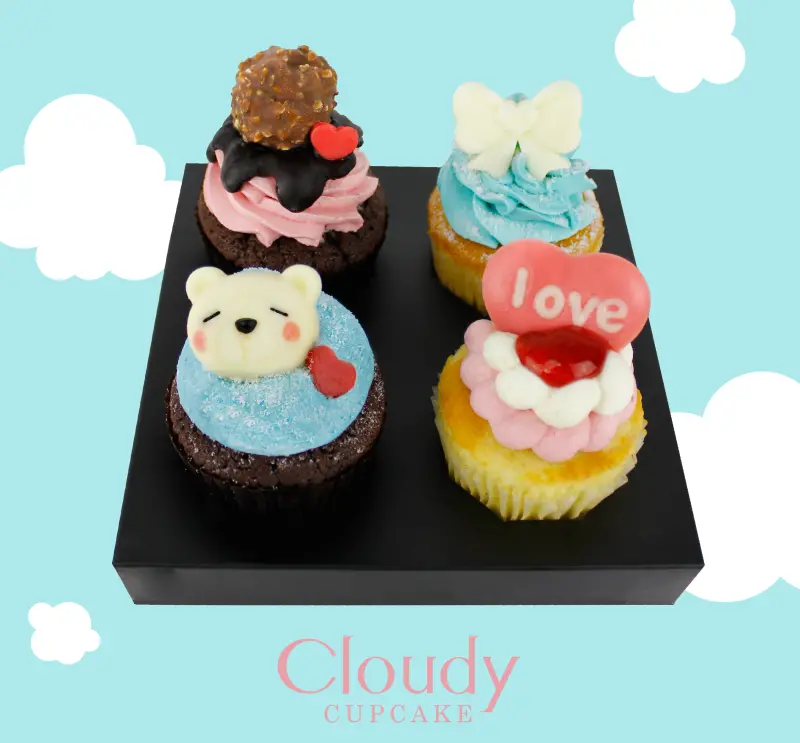 情人節限定！克勞蒂杯子蛋糕「甜言蜜語」禮盒！給你一點甜甜！