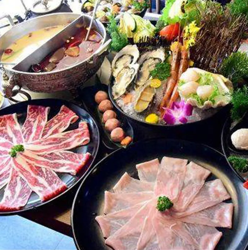 花花，甲飽沒【台北食記】內文送豪華海鮮盤+肉盤！問鼎麻辣養生鍋 16種口味哈根達斯冰淇淋吃到飽 東區好吃火鍋推薦