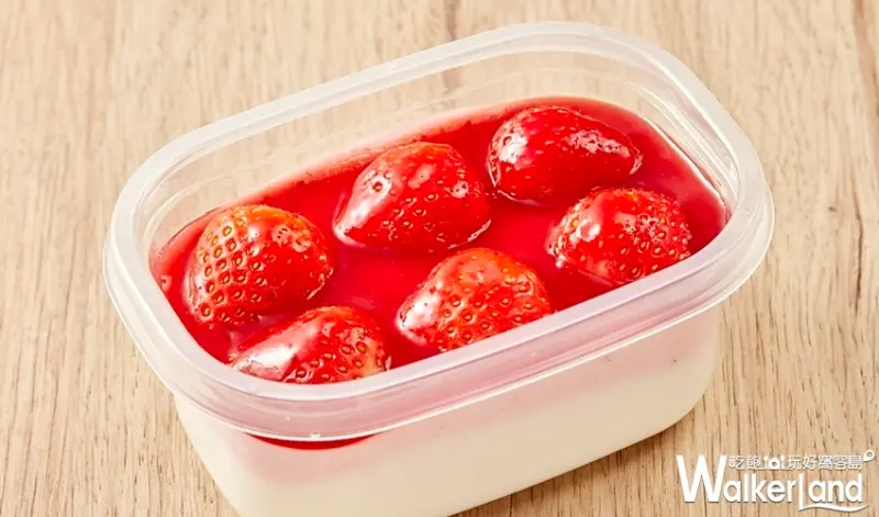 全聯草莓季「草莓卡士達蛋糕」/ WalkerLand窩客島提供