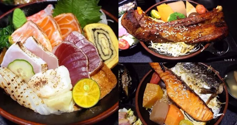 台中北區【八坂丼屋 中友店】不用200元就吃到豐盛刺身海鮮丼！誇張大隻巨無霸豬肋排丼，還有自由任選的客製化丼飯，中友百貨美食街專賣推薦
