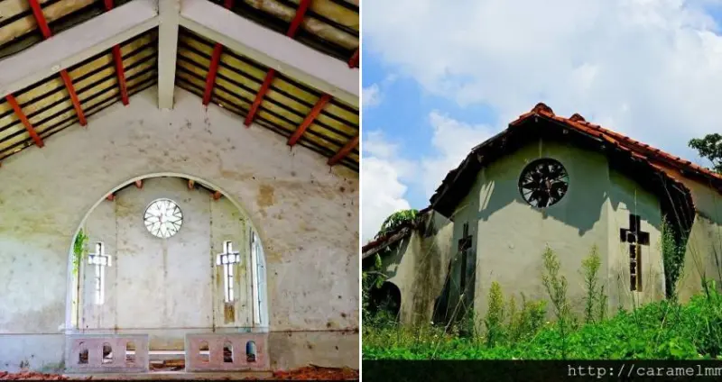 【新竹峨眉】十二寮天主堂 廢墟風私房景點 拍美照IG打卡秘境 近十二寮湖畔/十二寮大橋旁