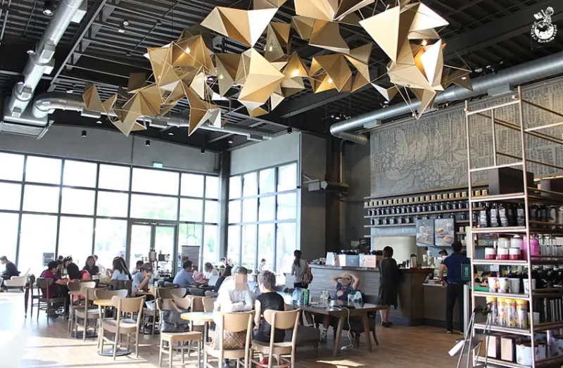 星巴克特色門市「星巴克咖啡 Starbucks Coffee (台中市政店)」 /美食窩客  金大佛 提供