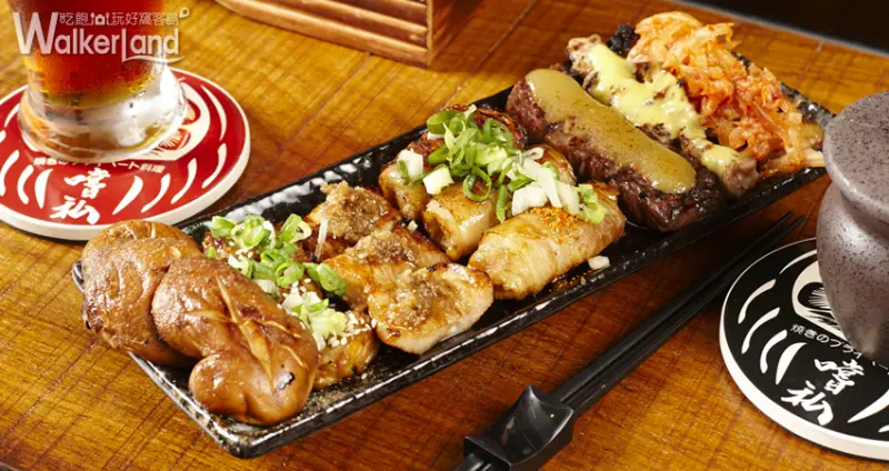 嚐私 日式串燒 七串組 味增 牛小排 泡菜 蒜香 松阪豬