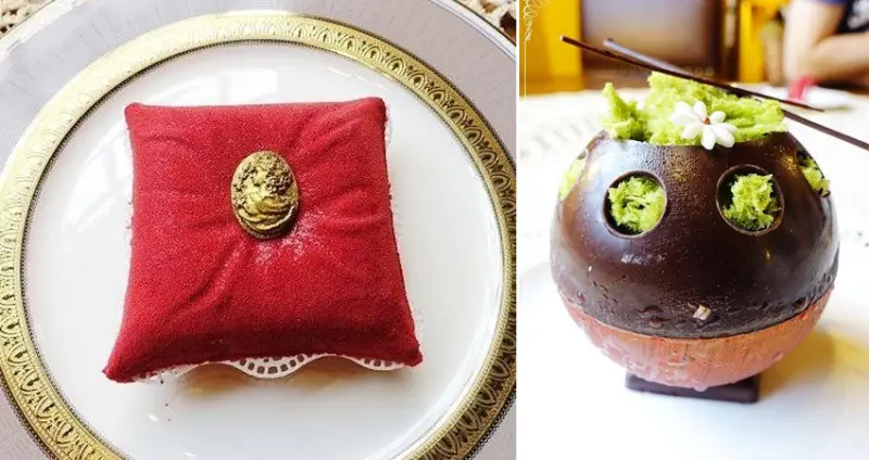 【雲林】虎尾‧米嘻咖 咖啡。古董家具 + 斗南‧瑪麗安東妮法國甜點專賣店 華麗優雅小抱枕甜點真實到捨不得吃~