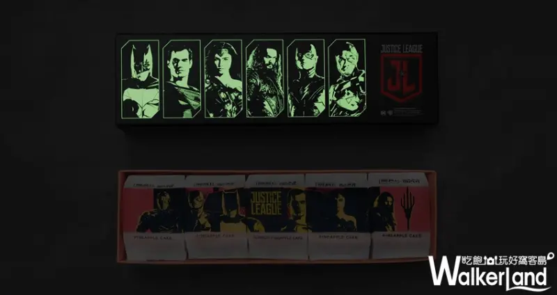 JUSTICE LEAGUE 正義聯盟 DC 開丼 鳳梨酥 / WalkerLand窩客島提供