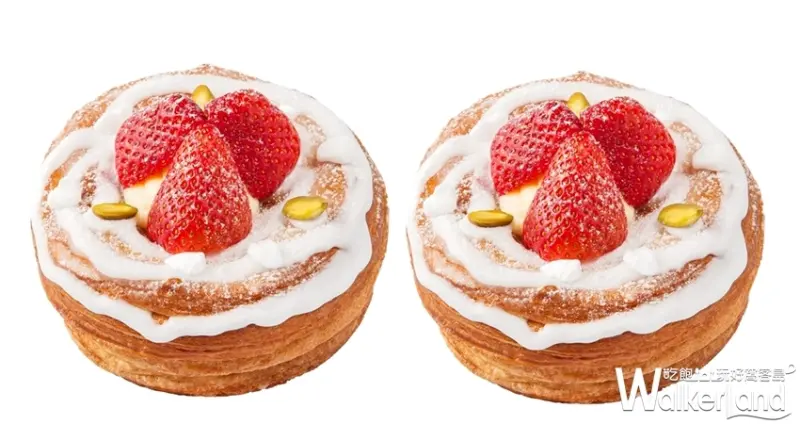 八月堂草莓甜點「草莓檸檬千層派」 / WalkerLand窩客島提供