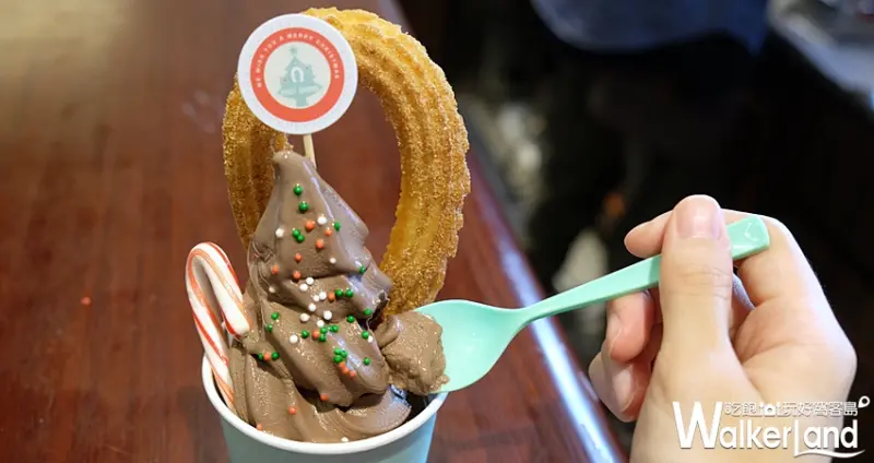 Street Churros 吉拿圈 聖誕節限定「巧克力霜淇淋」/ WalkerLand窩客島提供