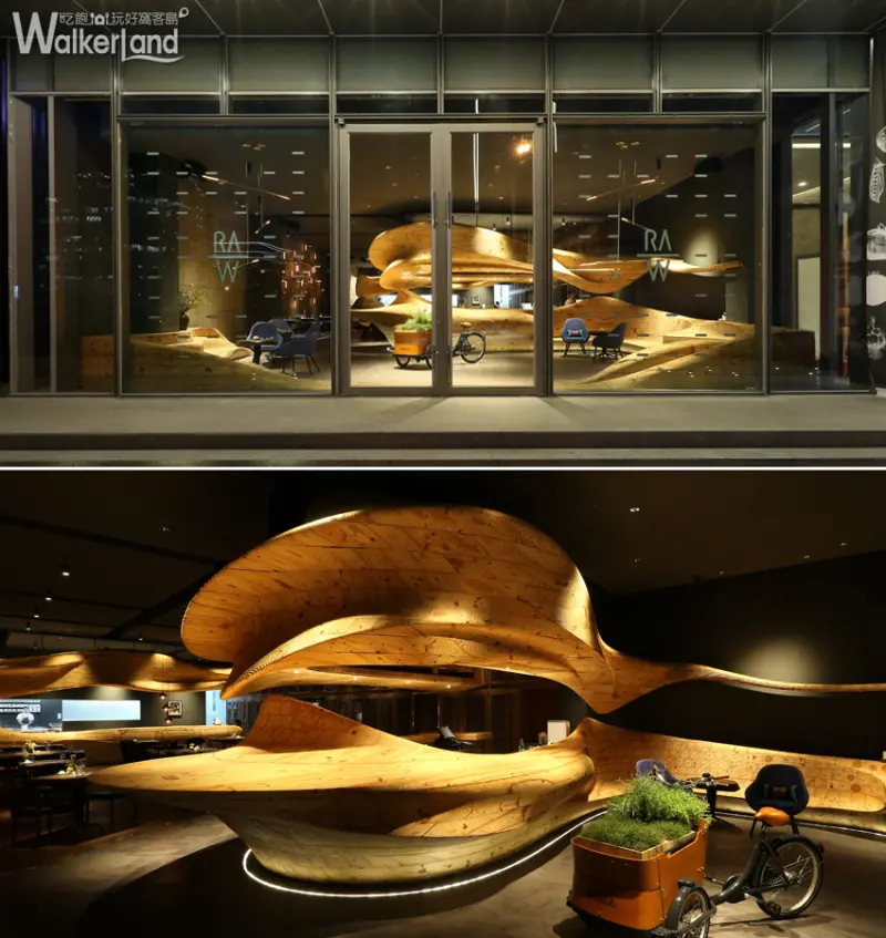 RAW最為醒目的「雲朵」是主廚江振誠最滿意的設計