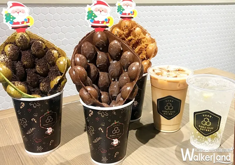 中壢大江美食「Bubble House波波食堂雞蛋仔專賣店」 / WalkerLand窩客島提供